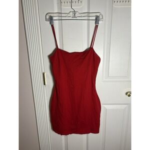 Lulus Red Spagetti Strap Dress Size Large
